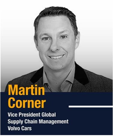 Martin Corner, Vice President Global Supply Chain at Volvo Cars