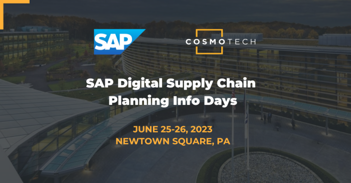 SAP Digital Supply Chain Planning Info Days